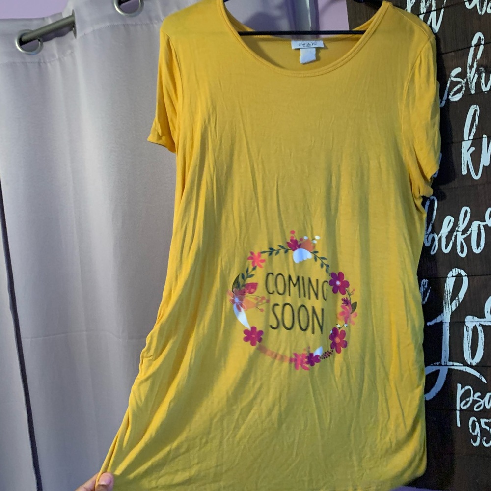Coming soon shirt for expectant mamas!